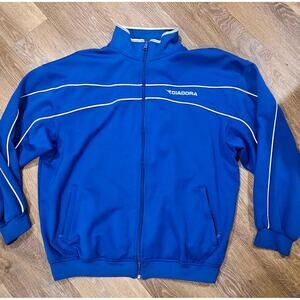Diadora Italian Sportswear Athletic Jacket Size Large
